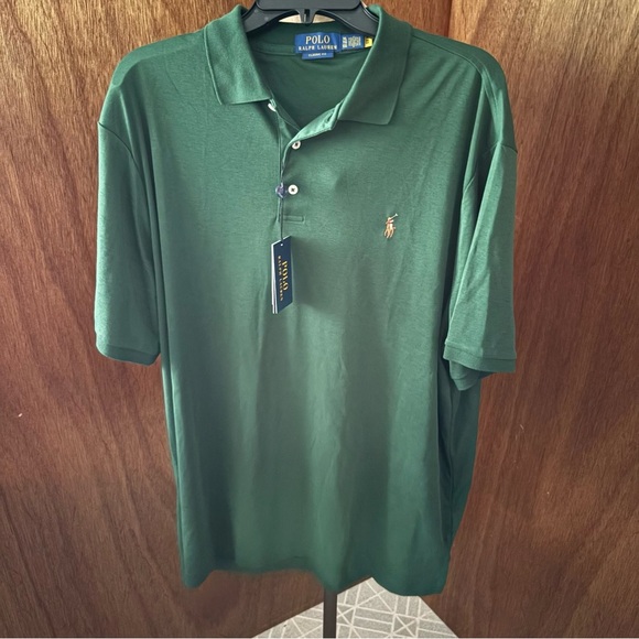 Polo Ralph Lauren Other - NEW POLO RALPH LAUREN sz XL Soft Touch Dark Green Polo Shirt Short Sleeve $110